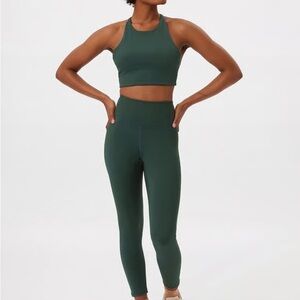 Girlfriend Collective Moss Compressive High-Rise Legging Small